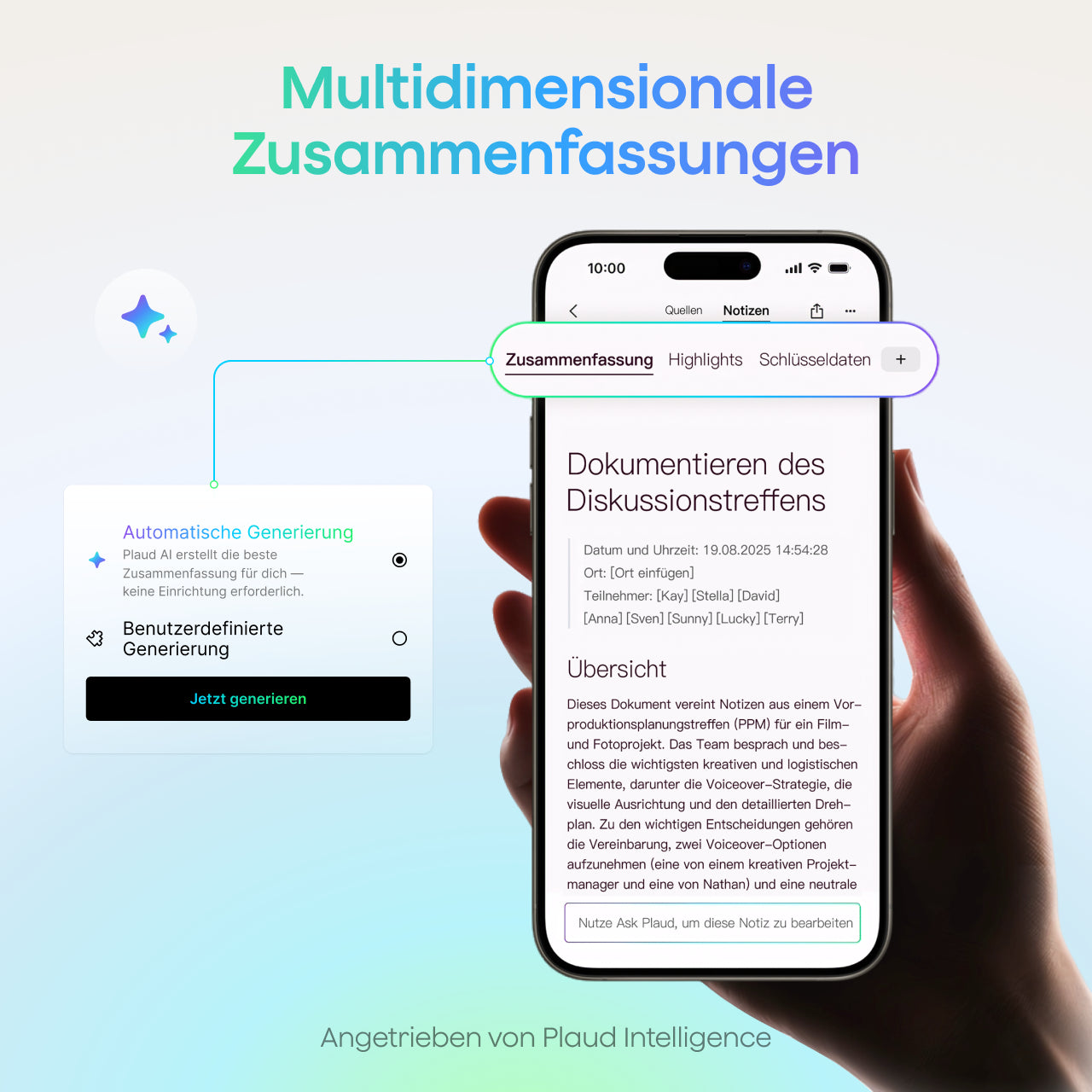 Plaud Note Pro - Fortschrittliches KI-Notizgerät