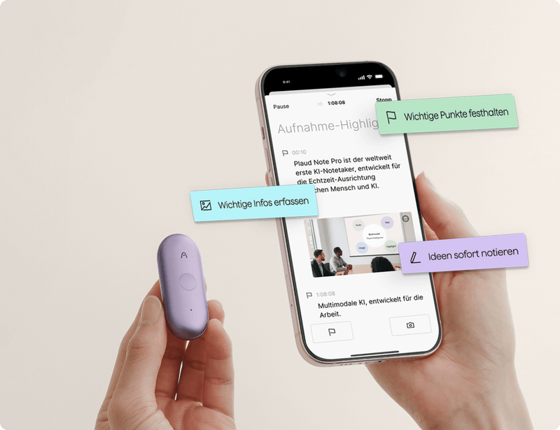 Gespräch festhalten