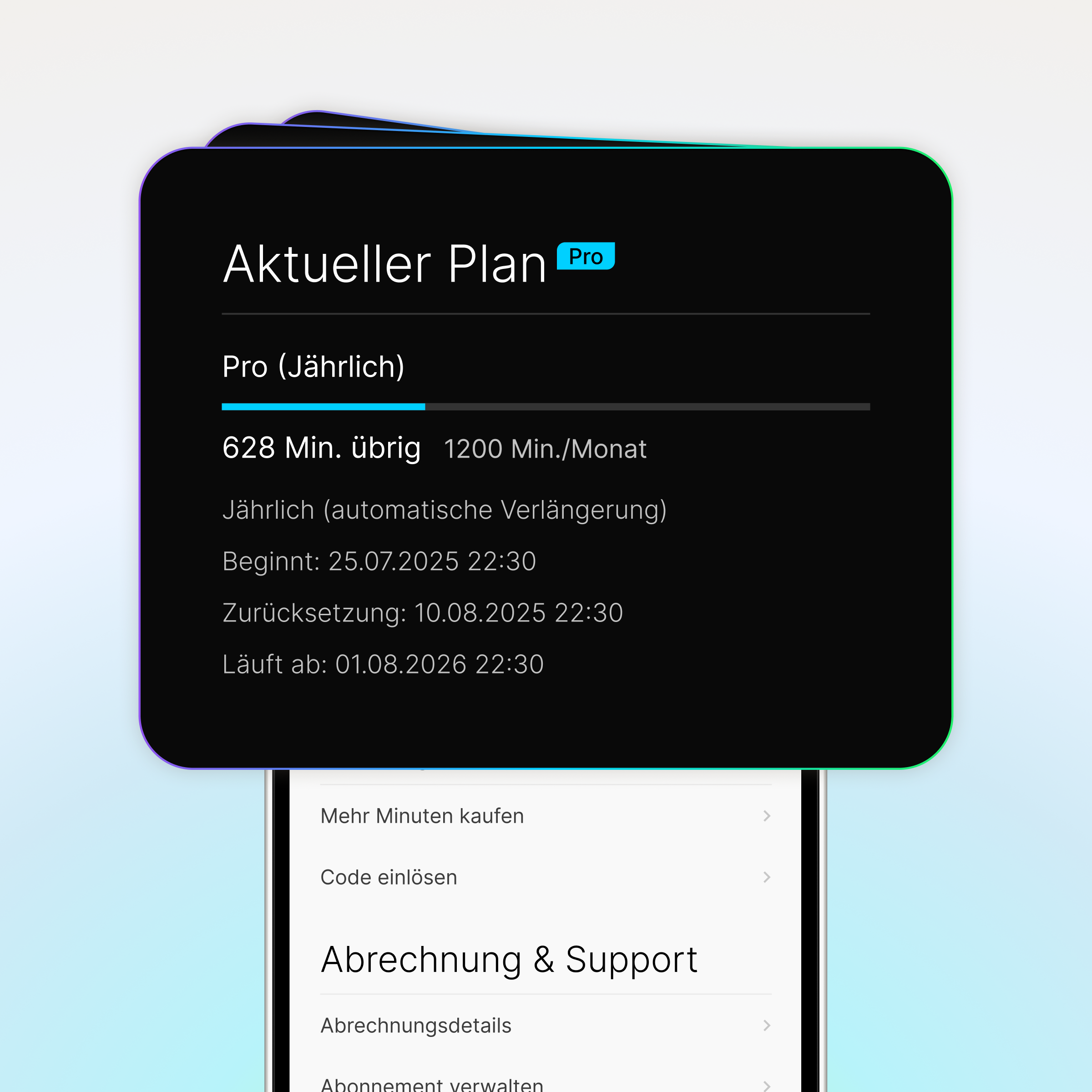Plaud KI Pro-Jahresabo