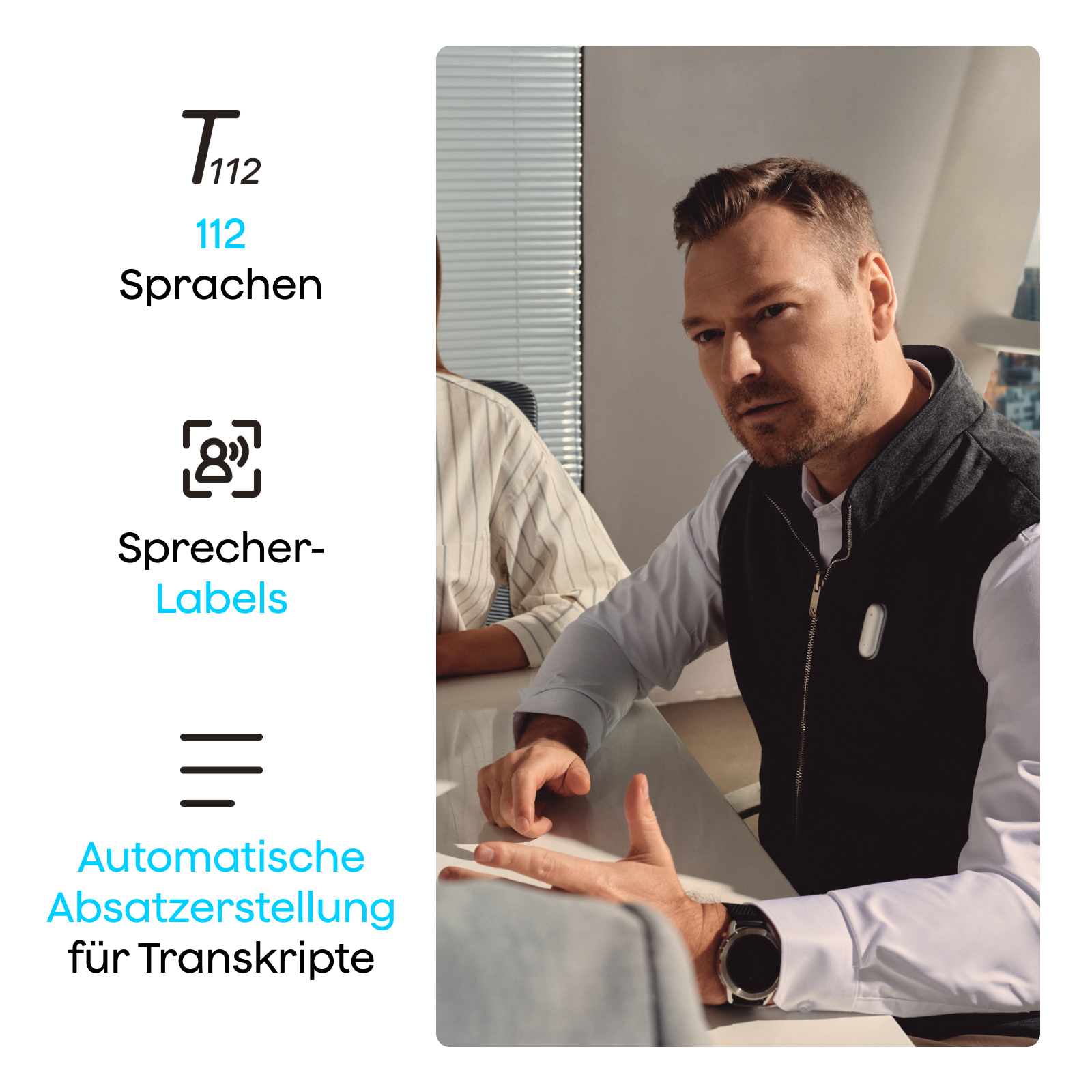 Plaud NotePin & 2 KI Unbegrenzter Jahresplan