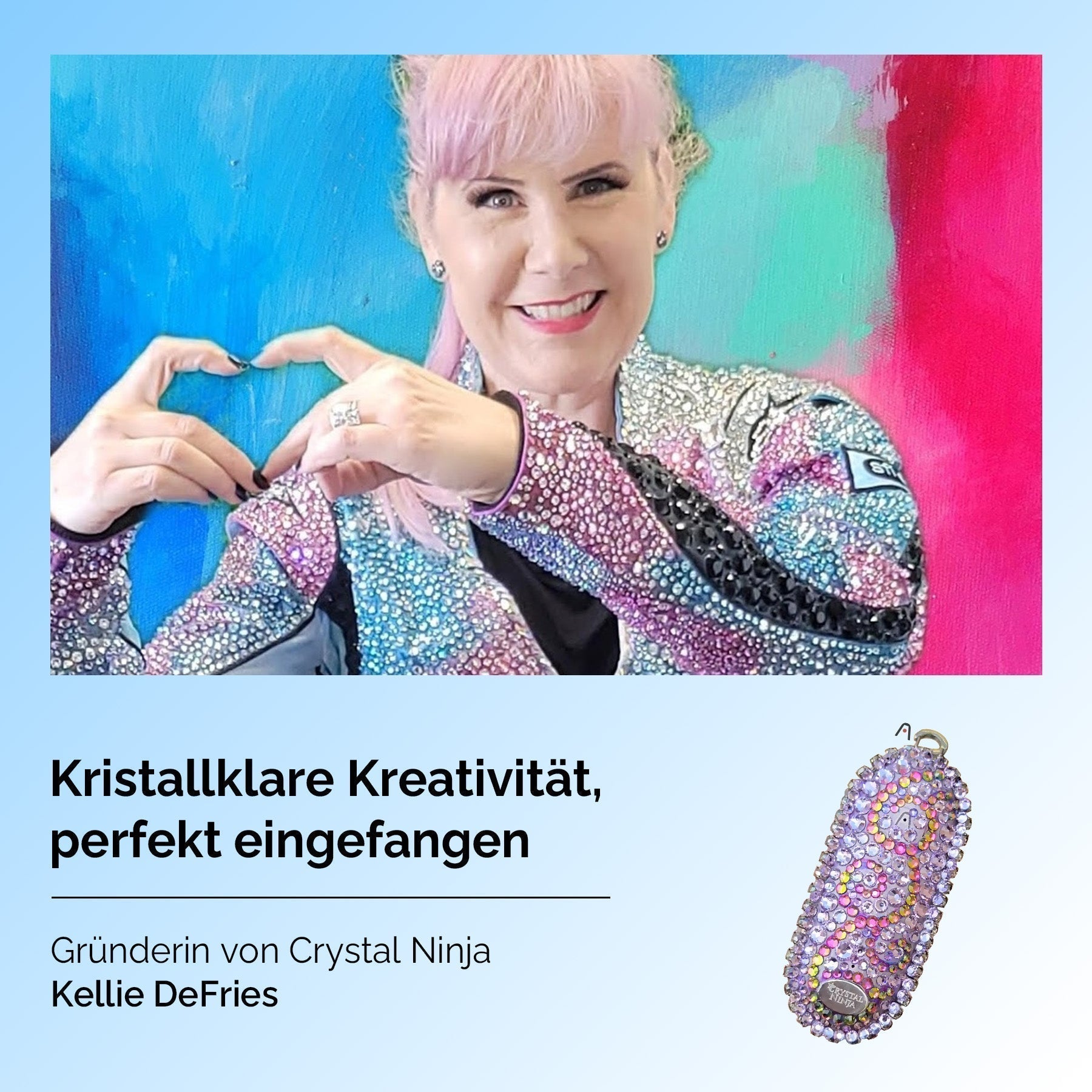 Wie eine Kristallkünstlerin jede brillante Idee festhält