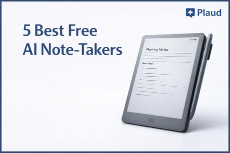 Die 5 besten kostenlosen KI-Meeting-Notiztools (getestet & bewertet)