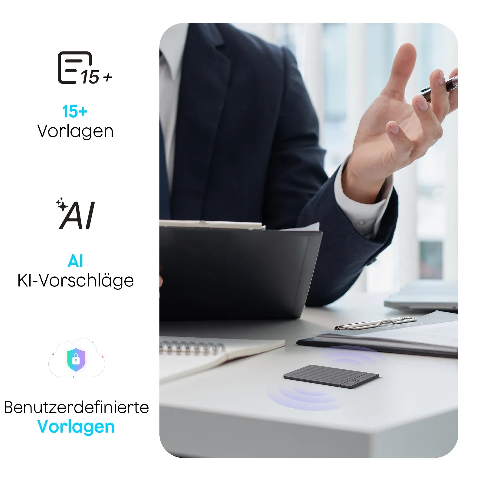 Plaud Note - Professionelles KI-Notizgerät