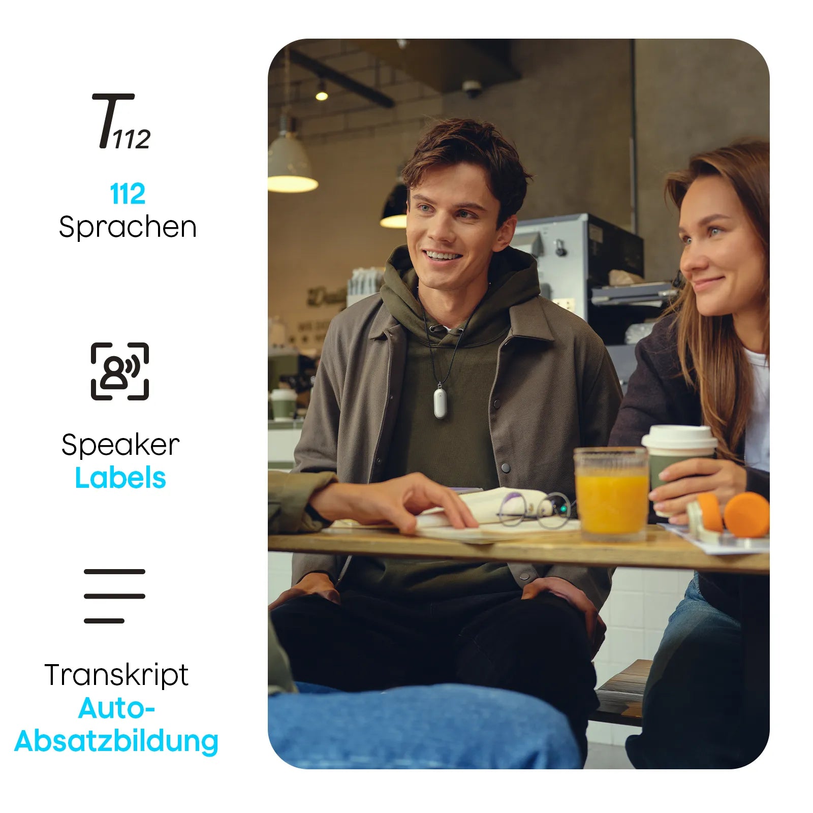 Plaud NotePin - Tragbares KI-Notizgerät
