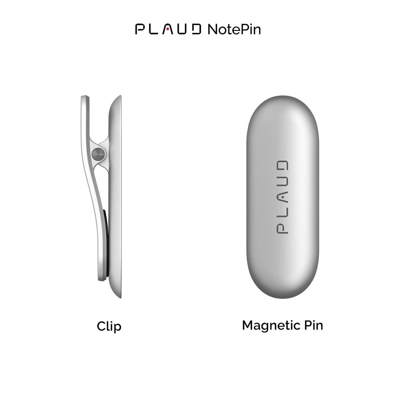 PLAUD NotePin Clip & Magnetischer Pin