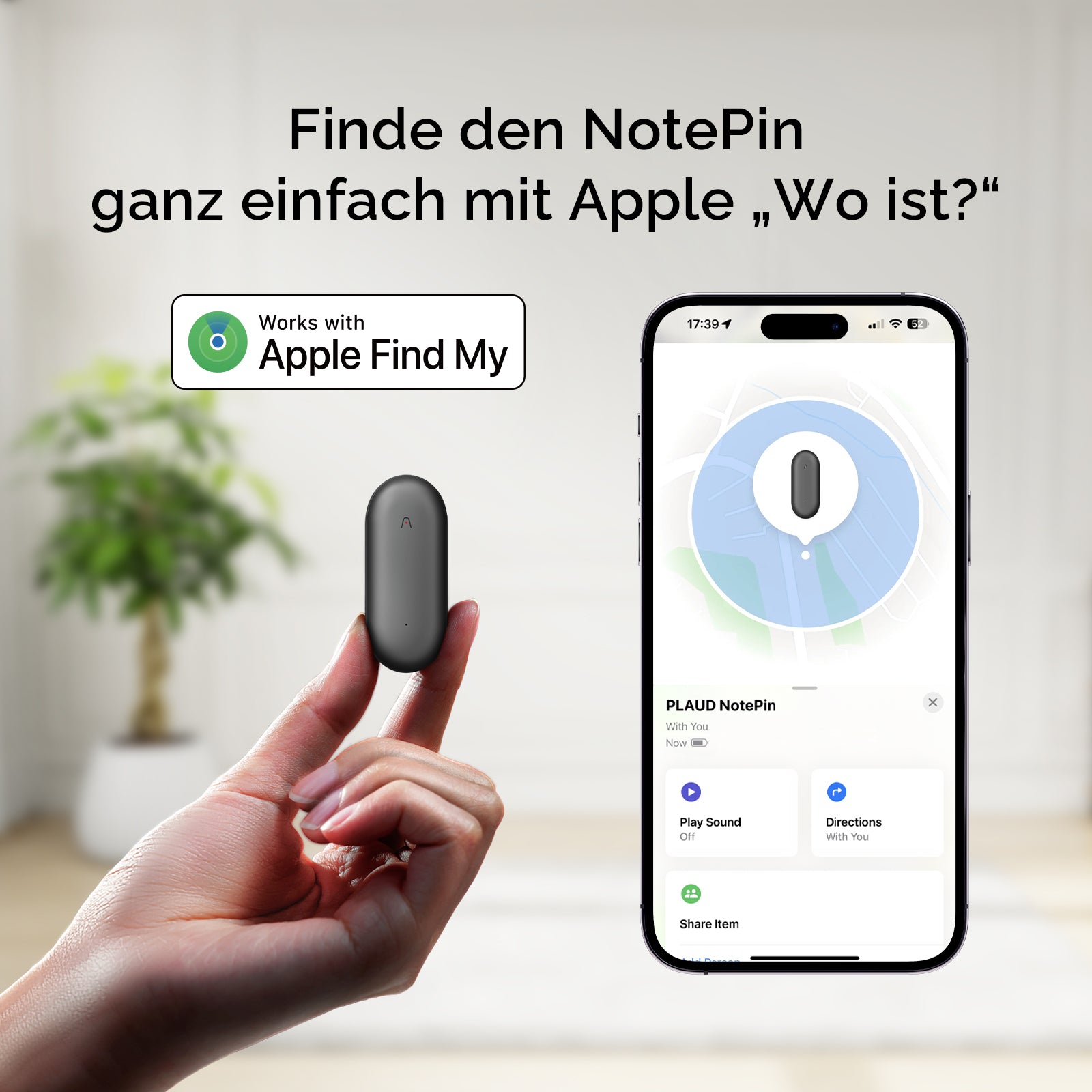 PLAUD NotePin & KI Unbegrenzter Jahresplan

