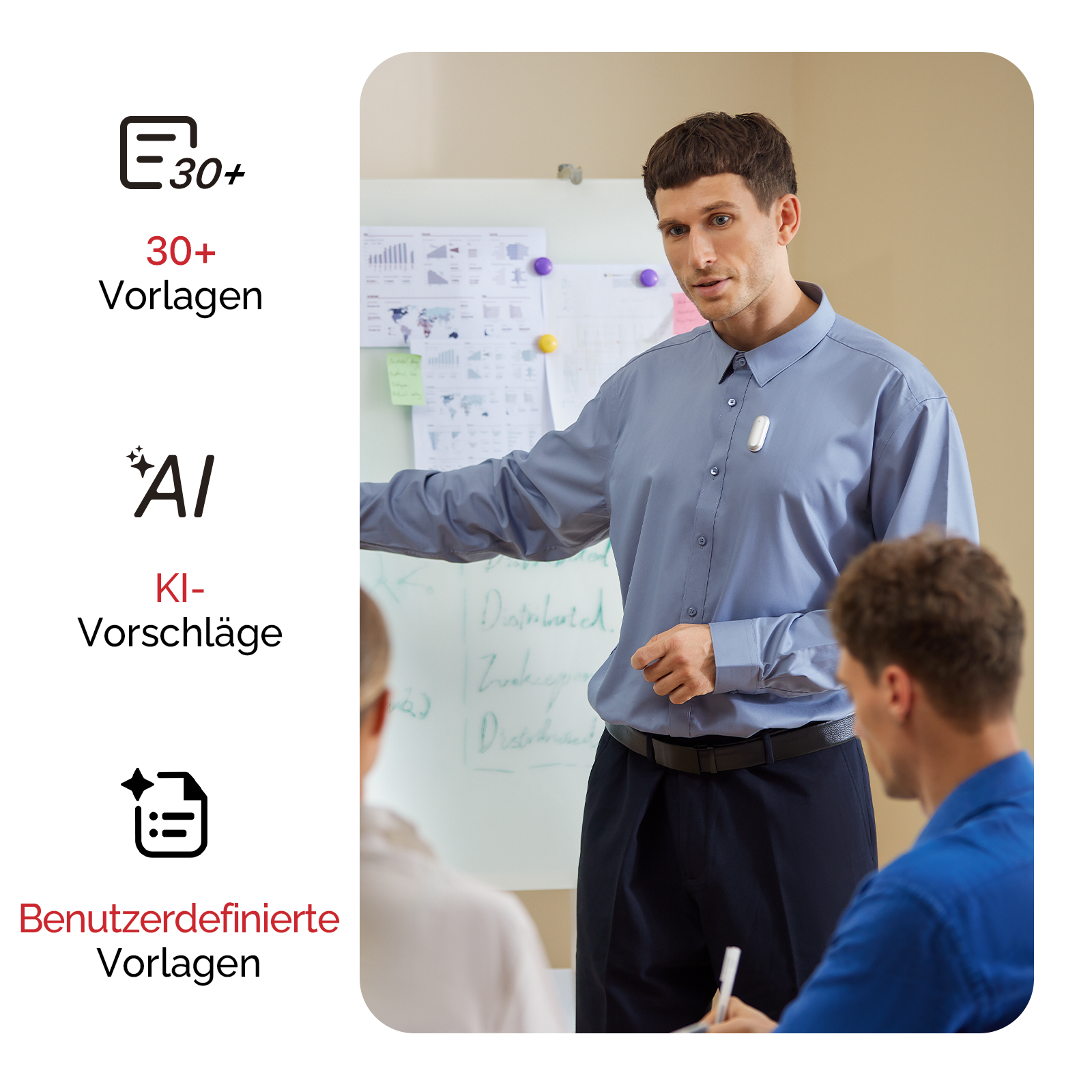 PLAUD NotePin & KI Unbegrenzter Jahresplan
