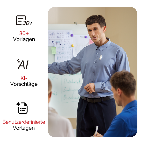 PLAUD NotePin & KI Unbegrenzter Jahresplan
