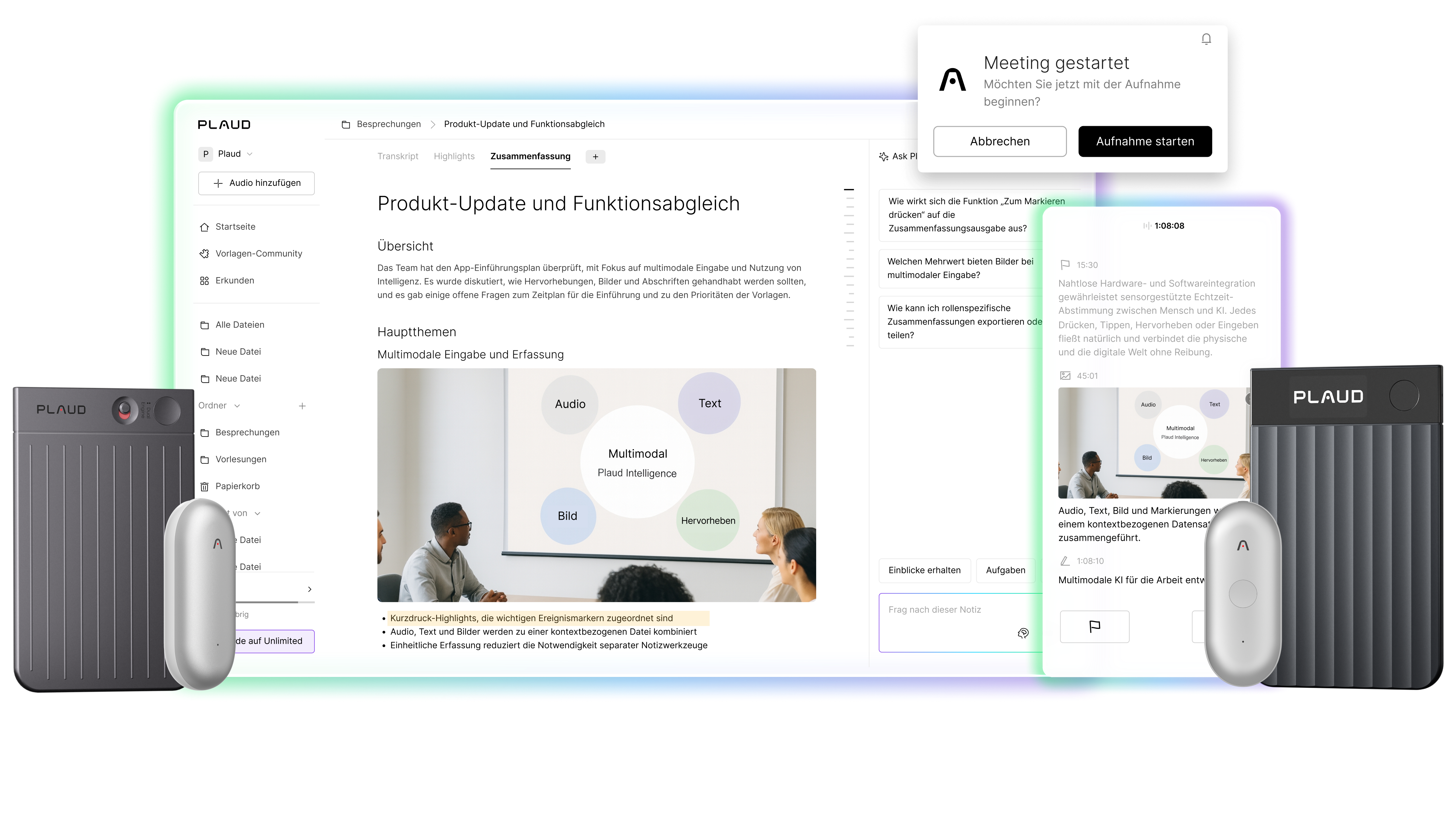 Vernetzter Arbeitsbereich