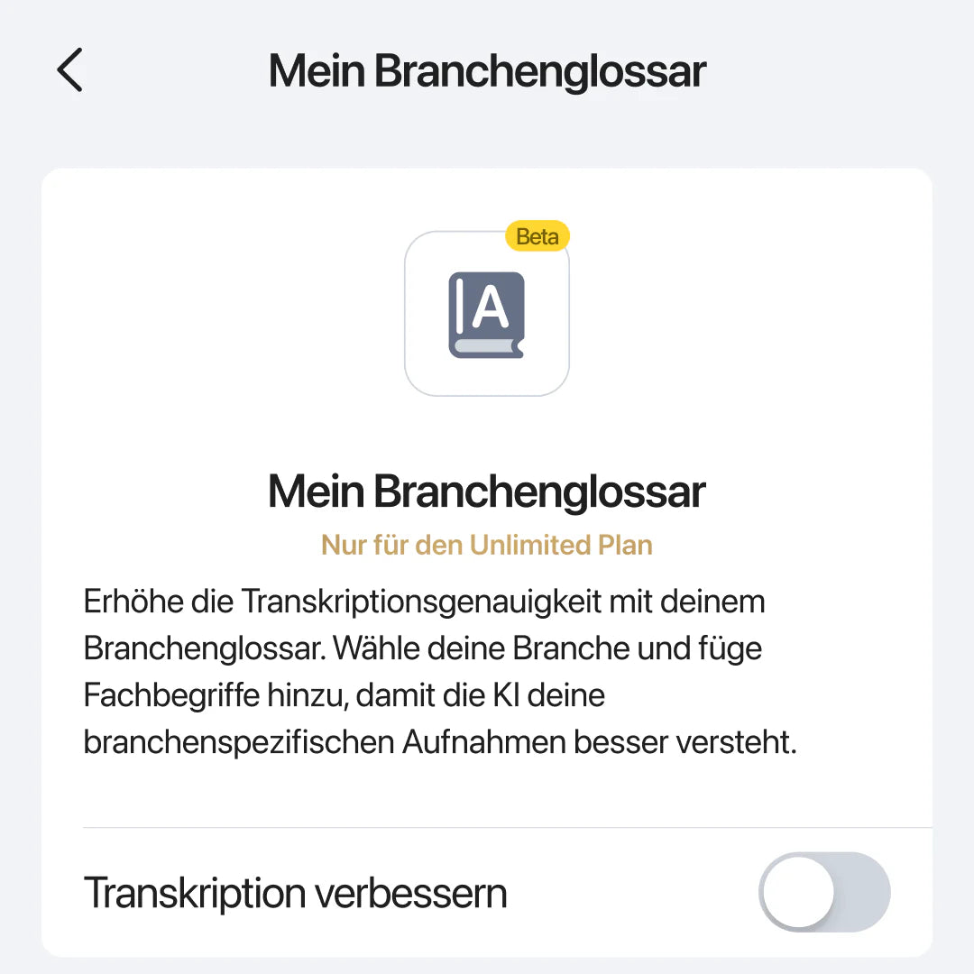 PLAUD NotePin & KI Unbegrenzter Jahresplan
