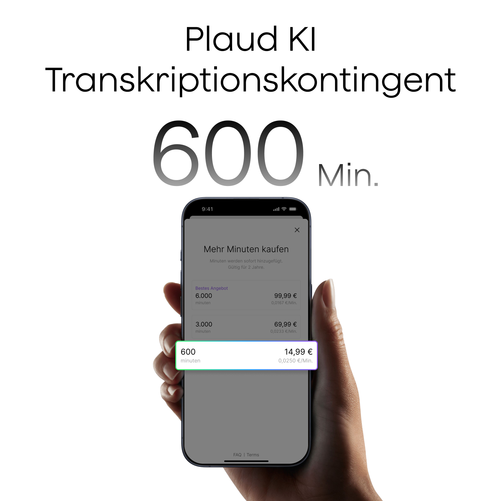 Plaud AI Annual Pro Plan & AI Transcription Quota