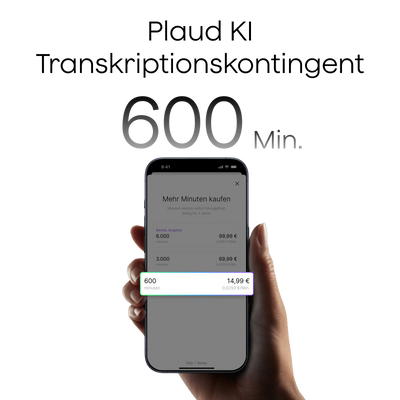 Plaud AI Annual Pro Plan & AI Transcription Quota