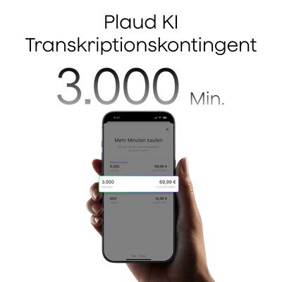 Plaud AI Annual Pro Plan & AI Transcription Quota