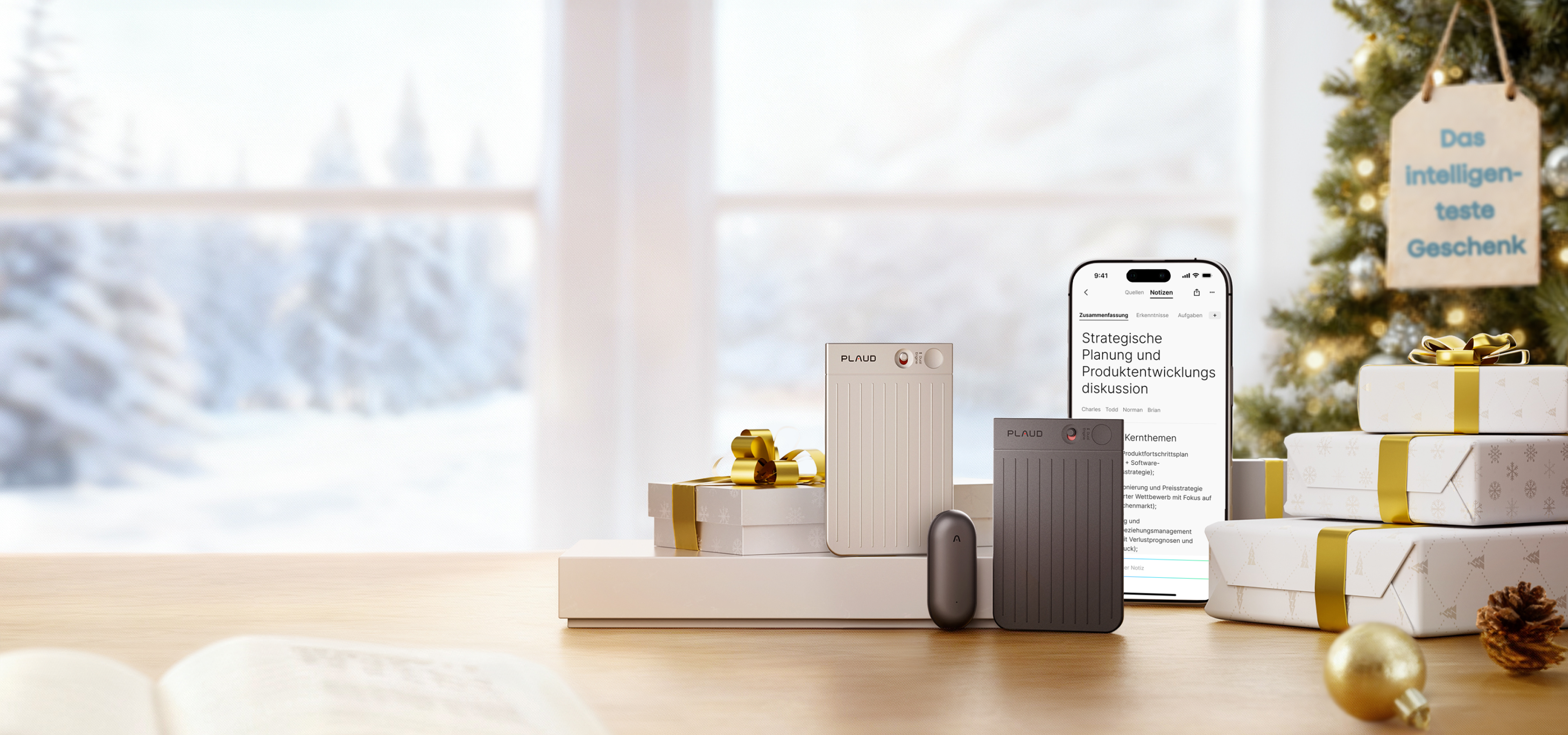 <style>
    .banner-xmas .line1, .banner-xmas .line3 {
        font-weight: 400;
        font-size: 26px;
        line-height: 1.3;
        color: #000000;
    }
    .banner-xmas .line2 {
        font-weight: 600;
        font-size: 52px;
        line-height: 1;
        color: #000000;
    }
    .banner-xmas .line2 span {
        font-size: 72px;
        line-height: 1;
        letter-spacing: -0.02em;
        background: linear-gradient(110.16deg, #3FF673 -11.92%, #30A4FE 40.51%, #9055ED 92.95%);
        -webkit-background-clip: text;
        -webkit-text-fill-color: transparent;
        background-clip: text;
        text-fill-color: transparent;
    }
    @media screen and (max-width: 1600px) {
        .banner-xmas .line1, .banner-xmas .line3 {
            font-size: 26px;
        }
        .banner-xmas .line2 {
            font-size: 64px;
        }
        .banner-xmas .line2 span {
            font-size: 92px;
        }
    }
    @media screen and (max-width: 768px) {
        .banner-xmas .line1, .banner-xmas .line3 {
            font-size: 24px;
        }
        .banner-xmas .line2 {
            font-size: 42px;
        }
        .banner-xmas .line2 span {
            font-size: 64px;
        }
    }
</style>
<div class="banner-xmas">
    <p class="line1">Weihnachtsverkauf</p>
    <p class="line2">Bis zu <span>15%</span> Rabatt</p>
    <p class="line3">Verbessere deine Notenerfassung mit <br>Plaud</p>
</div>