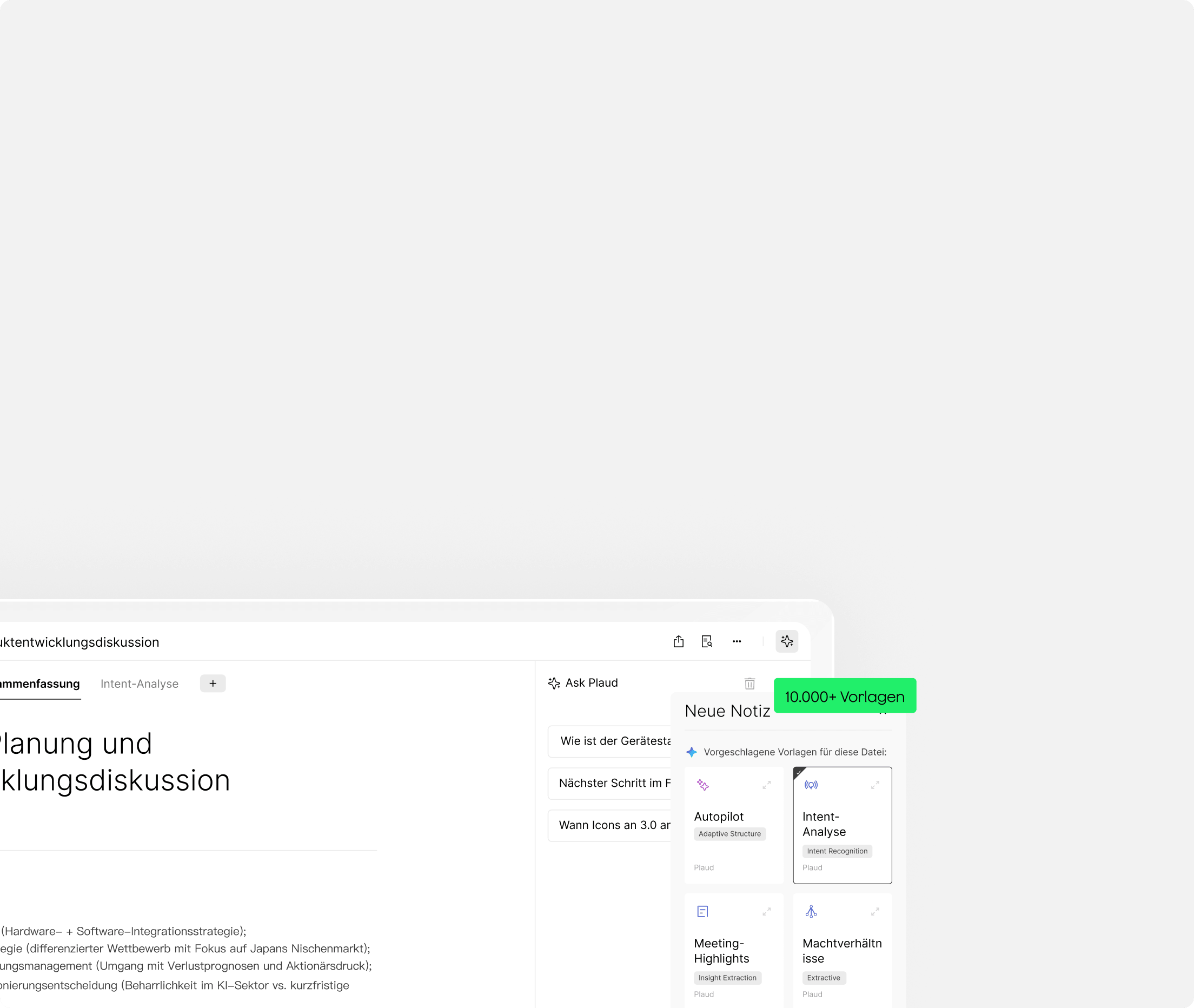 Professionelle Zusammenfassungen