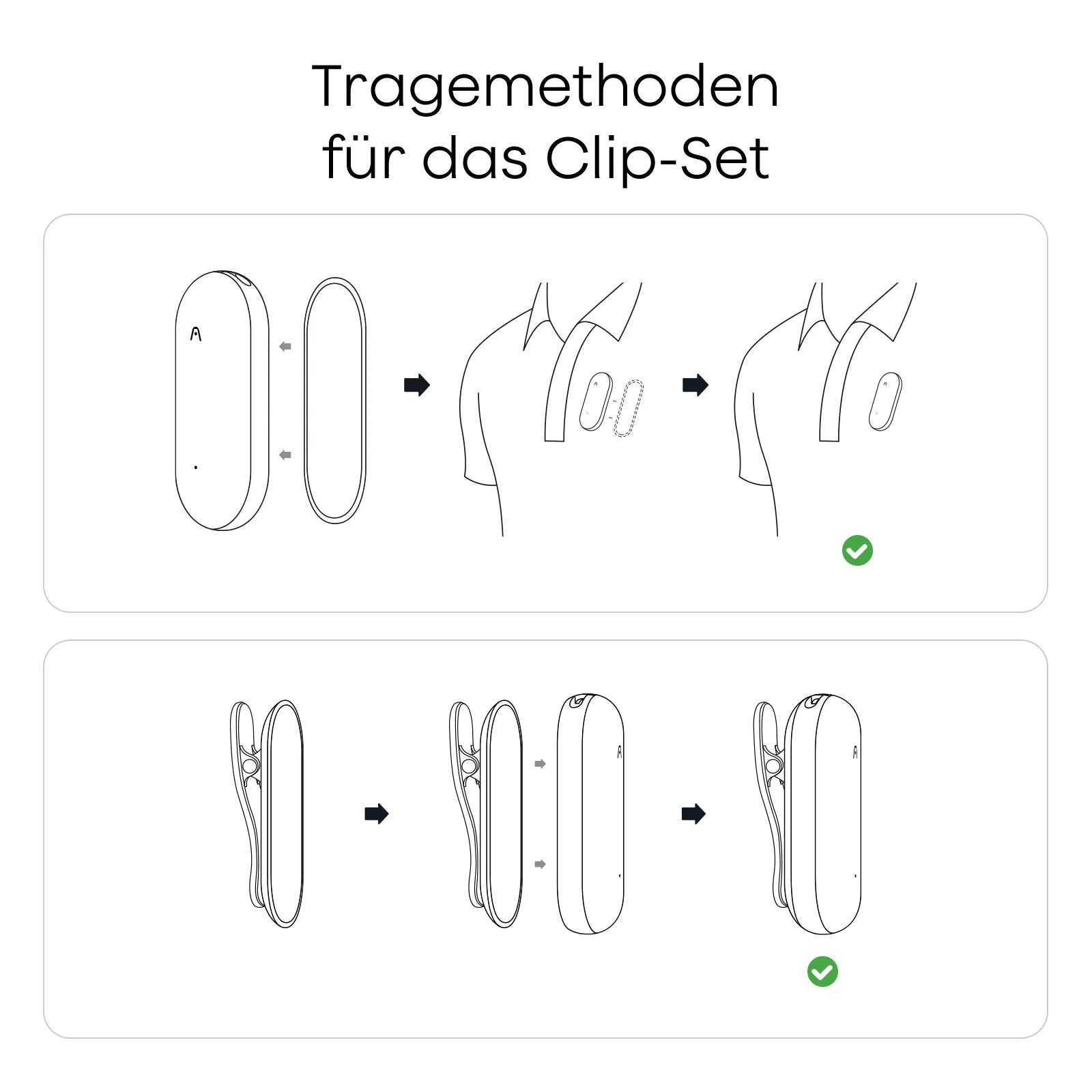 Plaud NotePin Clip & Magnetischer Pin