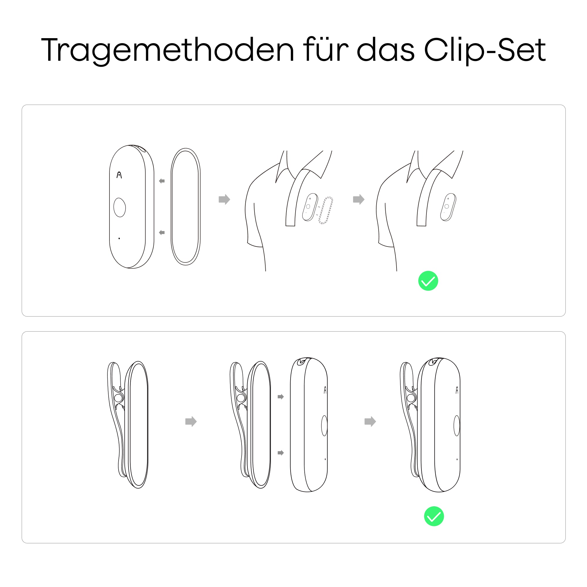 Plaud NotePin Clip & Magnetischer Pin