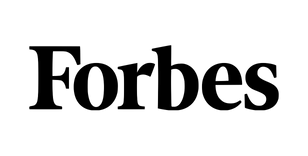 Forbes Logo in schwarzer Serifenschrift.