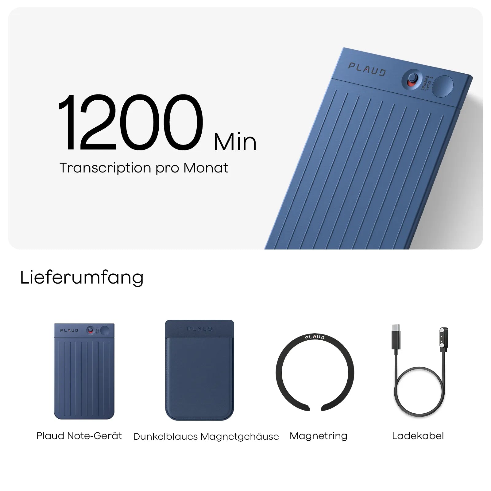 Plaud Note & KI Pro-Jahresabo