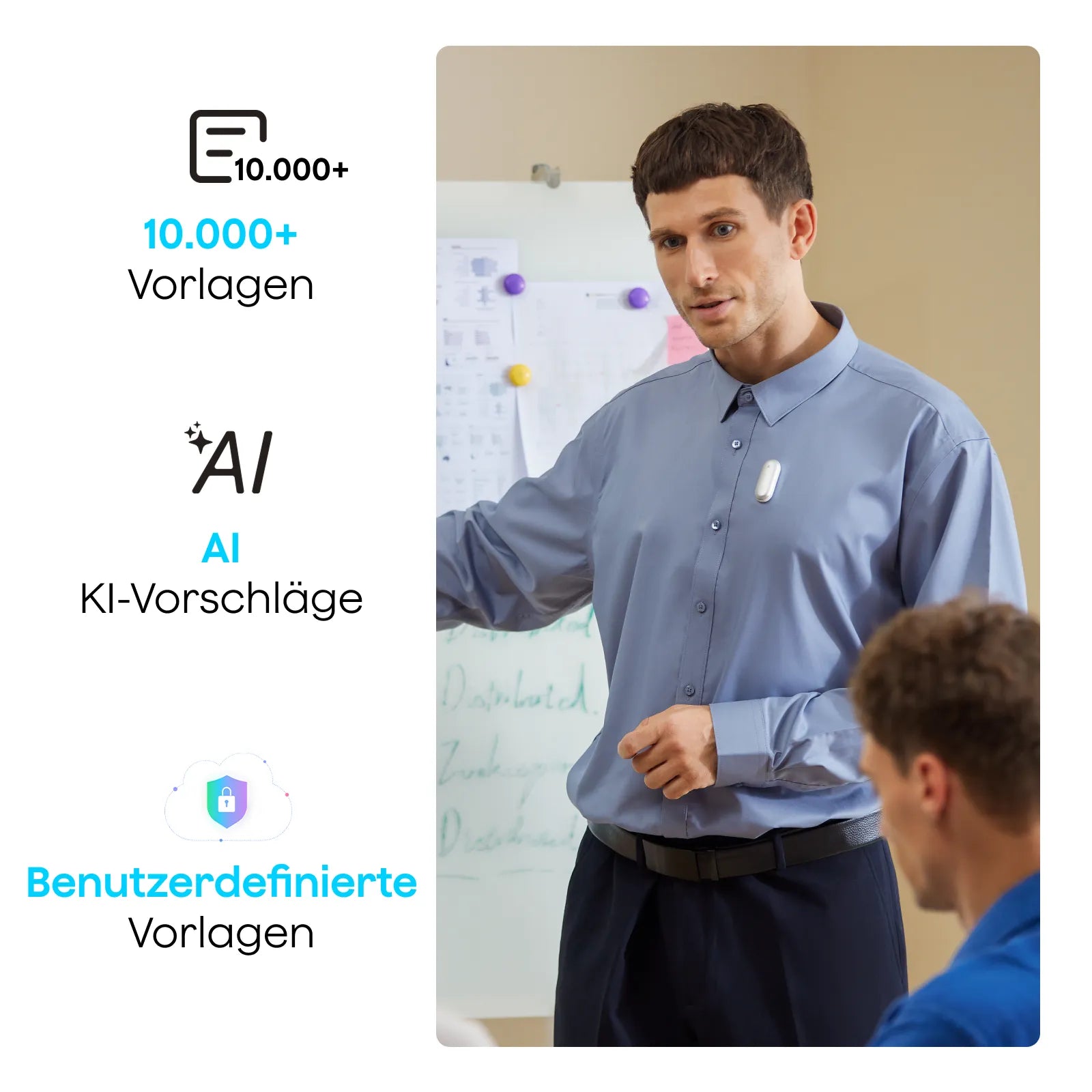 Plaud NotePin & KI Unbegrenzter Jahresplan