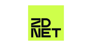Logo der Technologie-Website ZDNET in Schwarz auf neongrünem Quadrat.